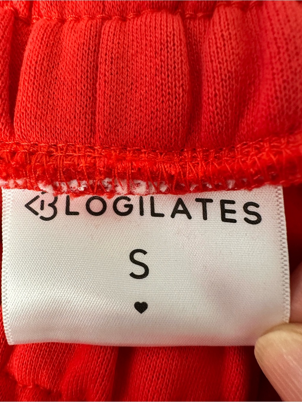 BLOGILATES Red Marshmallow Dolphin Short Size Small - Picture 6 of 7